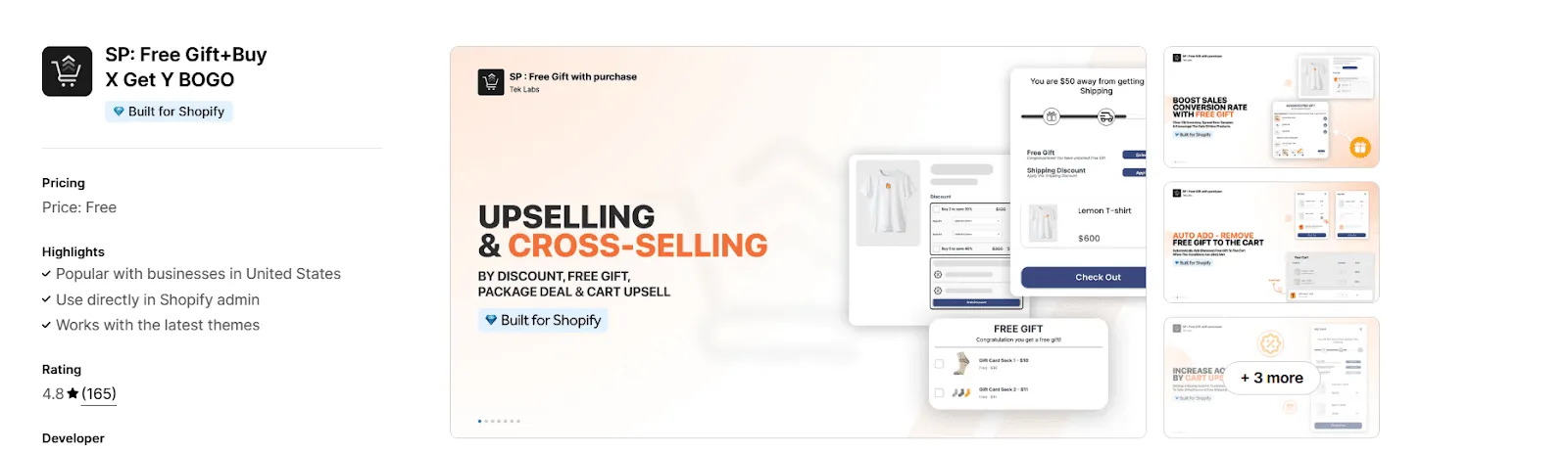 SP: Free Gift+Buy X Get Y BOGO